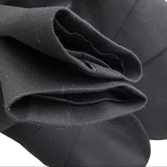 Banana REPUBLIC Black Stretch Wool Military Style Jacket Blazer 0 - Picture 5 of 7